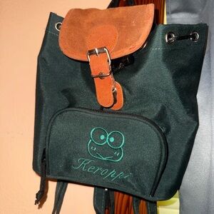 Green and Brown Mini Bag